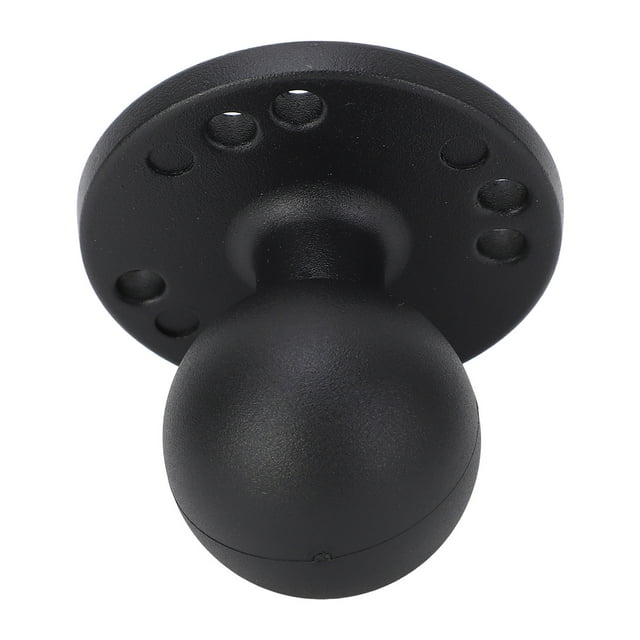 AMPS Hole Round Plate, Composite Rubber Ball Aluminum Alloy 1.5 Inch Ball Mount for RAM Mounts C Size Double Socket Arm