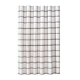 thumbnail image 2 of Mainstays 14 Piece Set, Neutral Plaid Fabric 72 in x 72 in Shower Curtain, with 72 in x 72 in Peva Liner, and 12 Metal Roller Ball Hooks, 2 of 6