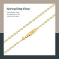 thumbnail image 4 of ORUYROP Creations Cable Chain Necklace Sterling Silver, Rose Gold and Gold Plated, 4 of 7