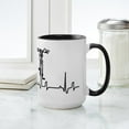 thumbnail image 4 of CafePress - Bike Heartbeat Large Mug - 15 oz Ceramic Large White Novelty Mug, 4 of 4