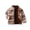Coffee, variant on Toddler Boys Jacket Kids Warm Zip Up Outerwear Soft Coats Lightweight Pullover Fall Winter Clothing Pink Size 2-3T