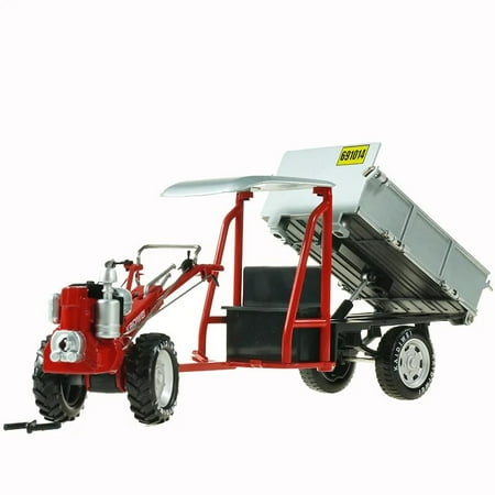 KDW 1:24 Garbage Truck Cleaning Vehicle Model Alloy Materials Handling Cleaning Dustcart Car Boys Game Toys for Kids Gift Alloy Tractor Red