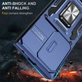 thumbnail image 6 of ELEHOLD Heavy Duty Rugged Case for Samsung Galaxy Z Fold 7 Protection with Sliding Camera Lens Cover Magnetic Metal Ring Holder Kickstand Anti-Scratch Shockproof Case for Galaxy Z Fold 7, Navyblue, 6 of 6