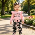 thumbnail image 5 of CAUYDY Preemie Girl Clothes Set Newborn Girls Long Sleeved Romper Toddler Fall Winter Bodysuit Baby Picture Outfit 0 3 6 9 12 18 24 Months Sizes 3-6 Months,Pink, 5 of 9