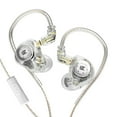thumbnail image 1 of KZ-EDX Pro Écouteurs HIFI Bass Sport Moniteur (Transparent avec Micro), 1 of 9