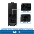 thumbnail image 4 of Interruptor de ventana eléctrica Unique Bargains No.GJ6A66350 para el lado del conductor delantero izquierdo del Mazda 6 1999-2003 Negro, 4 of 7