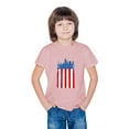 thumbnail image 6 of MKOSPLRT 3-10 Years American Flag T Shirt for Kids Short Sleeve Crew Neck USA Flag Shirts Lightweight Holiday Party Tshirts for Girl Boy, 6 of 8