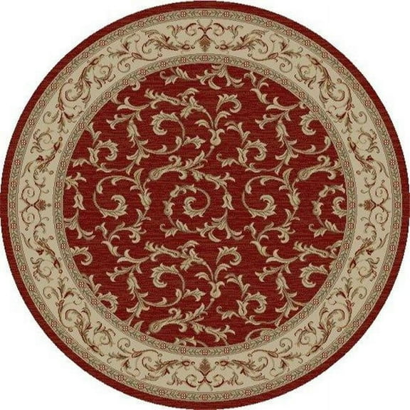 Concord Global 43907 7 ft. 10 in. x 9 ft. 10 in. Jewel Veronica - Red