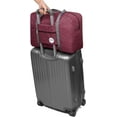 thumbnail image 4 of Travel Duffel Bag Underseat Foldable Carry-on Luggage for Spirit Airlines Personal Item Bag 18x14x8 for Women, 4 of 14