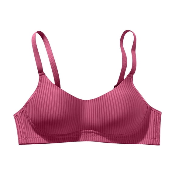 Qingpeng Womens Full Support Solid Bras Full Coverage Push Up Wireless Bras Comfy Seamless No Underwire Daily Bralette