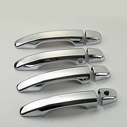 Cobra-Tek Chrome Door Handle Cover With Smart Key FITS 2018 - UP HONDA ACCORD Anti-Scratch Covers