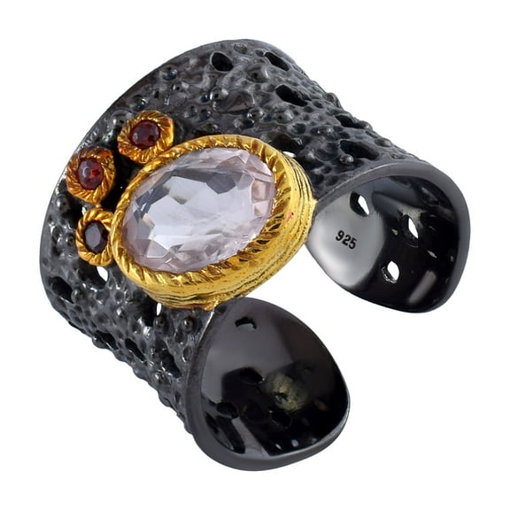 Rose Quartz Gemstone Ring