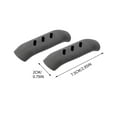 thumbnail image 2 of Silicone Pot Handle Covers 2Pcs, Heat Resistant Pot Handle Grips, Non-Slip, for Cast Iron Skillet, Frying Pan, Metal Pan (Gray), 2 of 2
