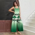 thumbnail image 6 of Women St. Patrick's Day Baggy Overall Shamrock Print Sleeveless Straight Leg Jumpsuits 2026 Fashion Spring Rompers with Adjustable Straps, 6 of 6
