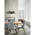 thumbnail image 3 of 42992SNLED Kichler Lighting Moderne - 100W 2 LED Round Pendant - with Contemporary inspirations - 6.75 inches tall by 26.5 inches wide-Satin Nickel, 3 of 6