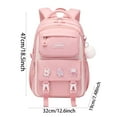 thumbnail image 3 of &Craft&Stationery Practical Girls Cloth Backpack for Everyday Use Ideal for School Travel and Daily Activities, 3 of 7