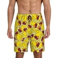 thumbnail image 3 of Lsque Duck with Star Sunglasses Mens Sleep Pajama Shorts,Short Pajama Pants, Cotton Ultra-Soft Knit-4X-Large, 3 of 9