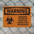 thumbnail image 5 of (2 Pack) Biohazard No Food Or Drink OSHA Warning Sign 24 Inch X 18 Inch Indoor / Outdoor Rust-Free Aluminum Metal Signs for Workplace, Workshop, and Construction Site, Made in the USA, 5 of 8