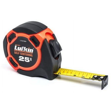 

2PK Lufkin 1 x 25 Self-Centering Tape Rule Helps You Find The Center Of