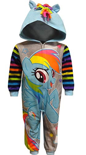 My Little Pony Movie Girls Union Suit One Piece Blanket Sleeper Pajamas