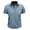 Dark Blue, variant on IWRICH Men's Polo Shirts Short Sleeve T Shirt Lightweight Casual Button up Shirts Summer Collared Tops with Pocket Navy XL