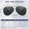 thumbnail image 6 of ROCK TAKIN Polarized Sport Sunglasses for Men Women (2 Pack) - Double Bridge UV400 Protection for Driving, Cycling & Outdoor Activities, Multiple Color Combos, 6 of 8
