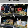 thumbnail image 3 of FOR U DESIGNS Butterfly Daisy Lavender Print Trunk Cargo Liner Fits Most Car Models Non-Slip All Weather Universal Durable Rear Trunk Mat for SUVs Vans, 3 of 7