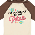thumbnail image 4 of Inktastic Flower Girl I'm in Charge of The Petals Girls Long Sleeve Baby Bodysuit, 4 of 5