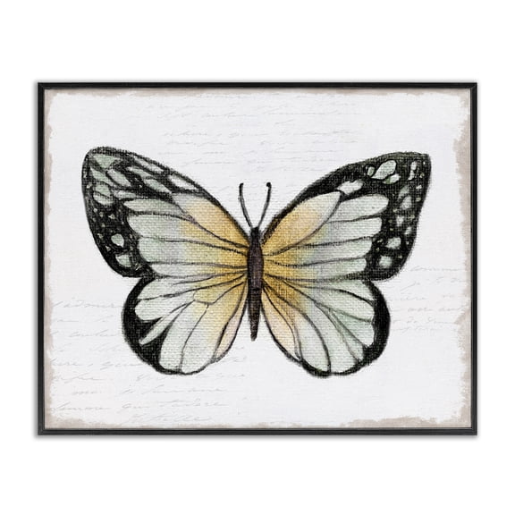 Stupell Industries Farmhouse Black Framed Giclee Art, 14 x 11, by Janet Tava