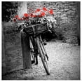 thumbnail image 1 of Great BIG Canvas | "Flower Bike Square" Art Print - 24x24, 1 of 4