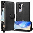 thumbnail image 5 of FOXDOCK Funda Tipo Cartera para Xiaomi Poco X8 Pro Max Cuero PU con Cremallera y Correa de Muñeca, Ranuras para Tarjetas, Soporte Plegable, Cierre Magnético, 5 of 5