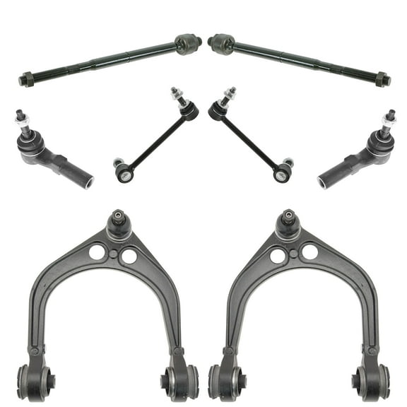 TRQ Front Control Arm Tie Rod End Sway Bar Links Steering Suspension Kit Set 8pc PSA59522