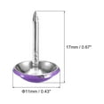 thumbnail image 2 of Uxcell 40Pack 11mmx17mm Round Head Decorative Upholstery Tacks Furniture Nails, Purple, 2 of 6