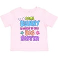 thumbnail image 3 of Inktastic Some Bunny is Going to Be a Big Sister with Bunny Ears and Flowers Girls Toddler T-Shirt, 3 of 5