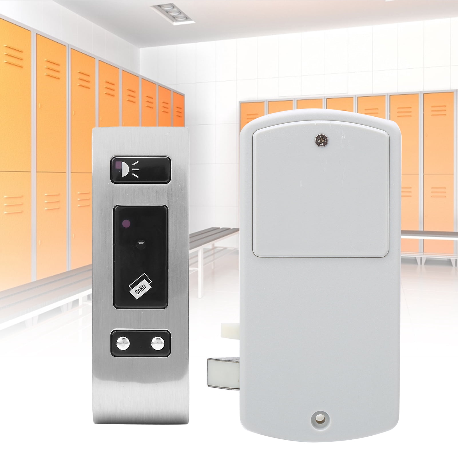 NFTIGB Electronic Cabinet Lock Smart EM Tag Unlock Keyless Inductive Sauna Locker Security Device, 5.91 inches / 15 cm Length