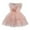 Pink, variant on Mesh Princess Dress Girls V Neck Sleeveless Ruffle Tiered Fairy Dresses Wedding Party Outfits (3 Years, Pink)