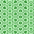 thumbnail image 1 of Ahgly Company Indoor Square Patterned Mint Green Area Rugs, 5' Square, 1 of 6