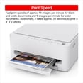 thumbnail image 6 of Wireless Color Inkjet Printer for Duplex Printing, White – Home Printer with Copier/Scanner, Compact Design, Easy Setup, 1 Year Limited Warranty, 6 of 9