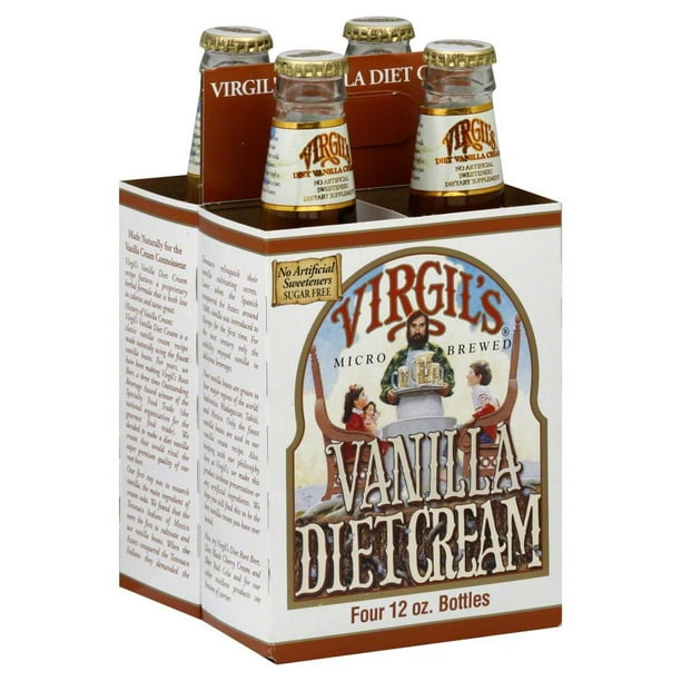 Virgil's GlutenFree Diet Vanilla Cream Soda, 12 Fl. Oz., 4 Count