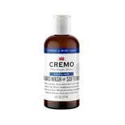 Cremo Citrus Mint Leaf Cooling Beard and Face Wash, Specifically Designed to Clean Coarse Facial Hair, 6 Fluid Oz
