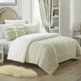 thumbnail image 3 of Chloe 3 or 2 Piece Comforter Set Ultra Plush Micro Mink Sherpa Lined Bedding – Decorative Pillow Shams Included, 3 of 10