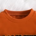 thumbnail image 4 of GYRATEDREAM Newborn Baby Girl Boy Halloween Outfits Long Sleeve Pumpkin Romper Sweatshirt Cute Sweater Fall Tops, 4 of 8