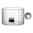 thumbnail image 1 of Tazas medidoras de estilo nórdico Taza de vidrio Espresso Jarra de vidrio 300 ml Tazas medidoras Transparente, 1 of 7
