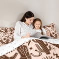 thumbnail image 4 of jejeloiu Cowgirl Cowboy Boots 7-Piece Bedding Comforter Set,Rustic Null Skull King Bedding Sets,Desert Plant Cactus Bed Sheets For Girls Boys,Breathable Home Decor Reversible, 4 of 8