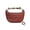 Orange, variant on Handmade Straw Crossbody Bags for Women Mini Summer Satchel Purse Fashion Woven Shoulder Handbags with 2 Straps