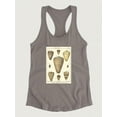 thumbnail image 3 of Cone Shells. Racerback Tank Women -Denis Diderot Designs, Female XX-Large, 3 of 4