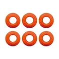 thumbnail image 1 of Anillos de goteo de goteo de kayak de 6 piezas anillos de goteo de eje de paleta universal práctico Naranja, 1 of 8