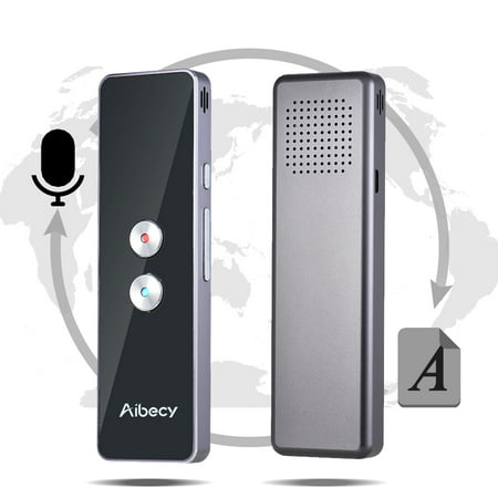 Aibecy Real-time Multi Language Translator Speech/ Text/ Photo/ Session Translation Device with APP for Business Travel Shopping English Chinese French Spanish Japanese (Best App For Text On Photos)