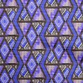 thumbnail image 1 of oneOone Cotton Jersey Medium Blue Fabric Geometric Mix Texture Sewing Craft Projects Fabric Prints By Yard 58 Inch Wide, 1 of 4