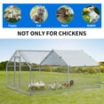 thumbnail image 2 of Dextrus Extra Large Metal Chicken Coop,Spacious Metal Walk-in Chicken Coop,Secure Poultry Enclosure with Waterproof Cover for Outdoor Farming - 2 Cages, 2 of 6